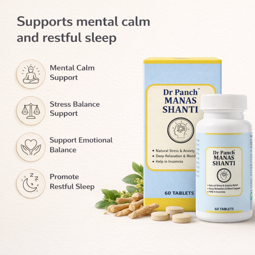 Dr Panch Manas Shanti Tablets | Stress Relief & Deep Sleep