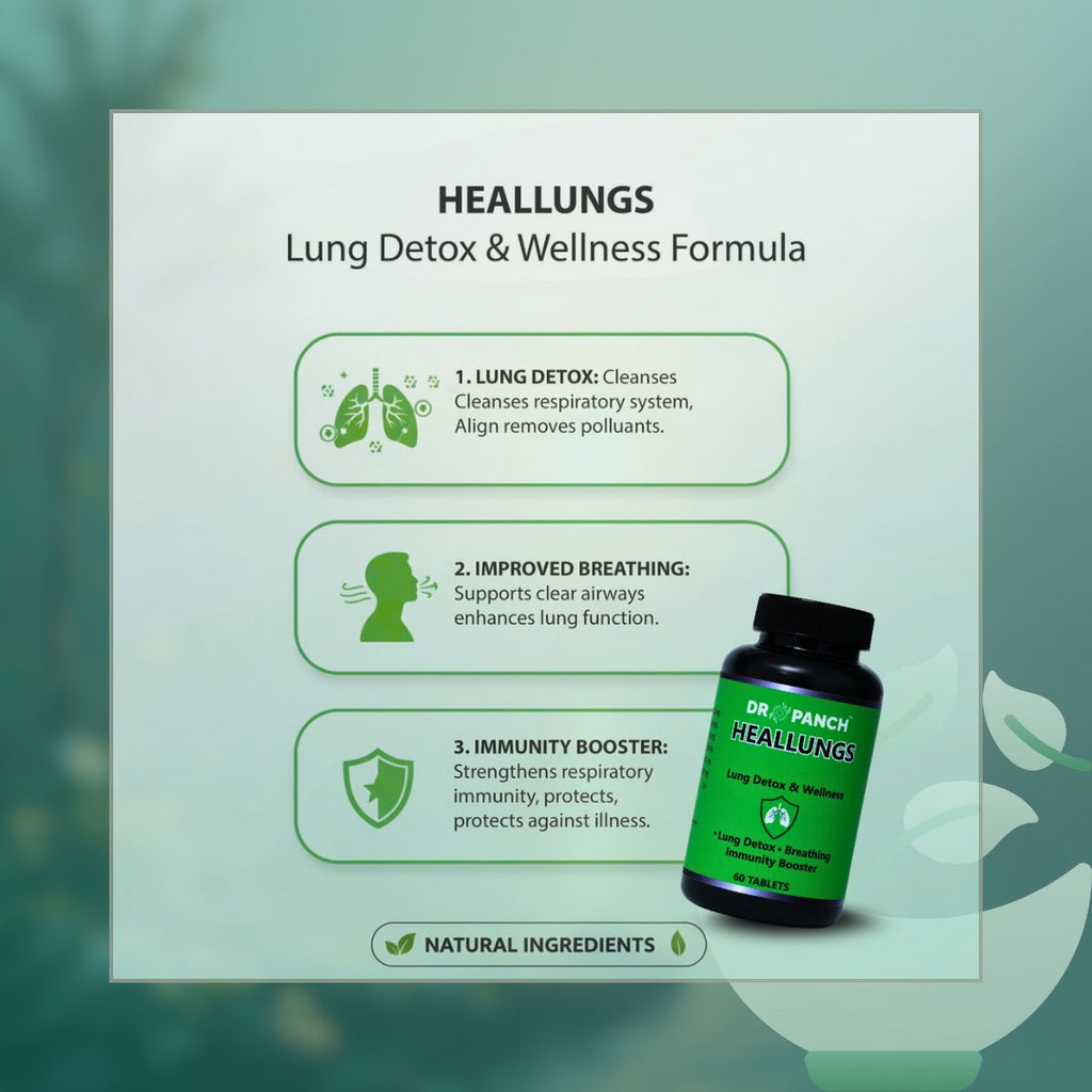 Dr Panch Heallungs Ayurvedic Lung Detox Tablets