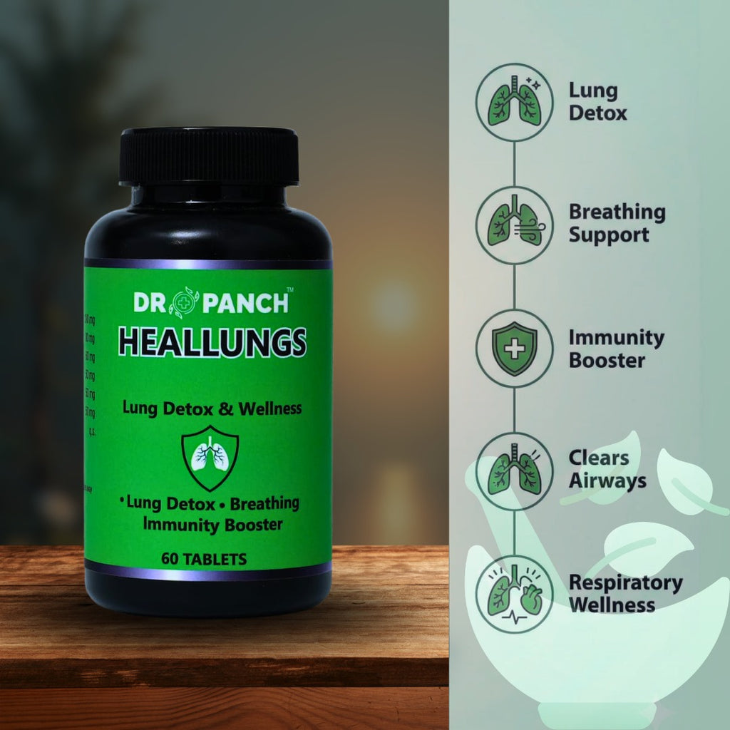 Dr Panch Heallungs Ayurvedic Lung Detox Tablets