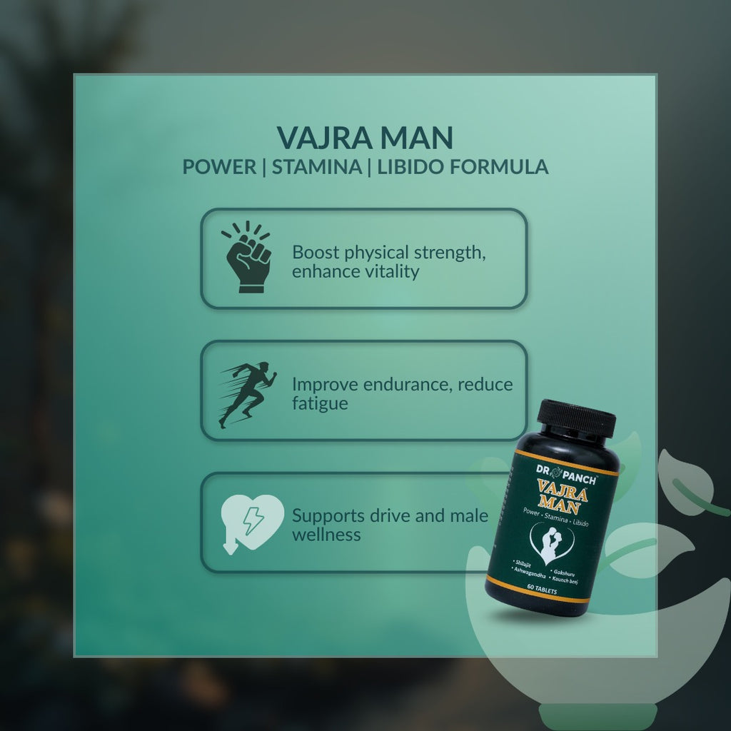 Dr Panch Vajraman Ayurvedic Power Stamina Tablets