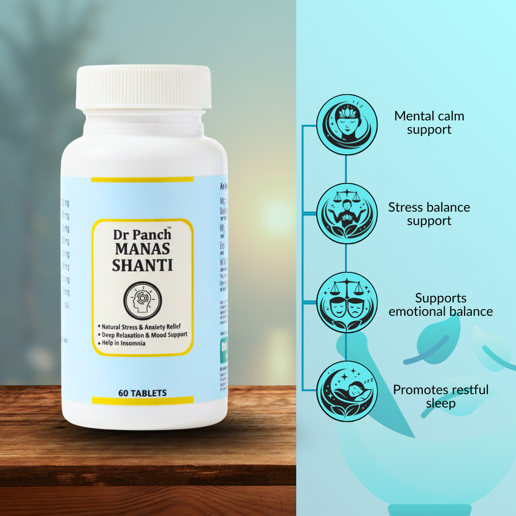 Dr Panch Manas Shanti Tablets | Stress Relief & Deep Sleep